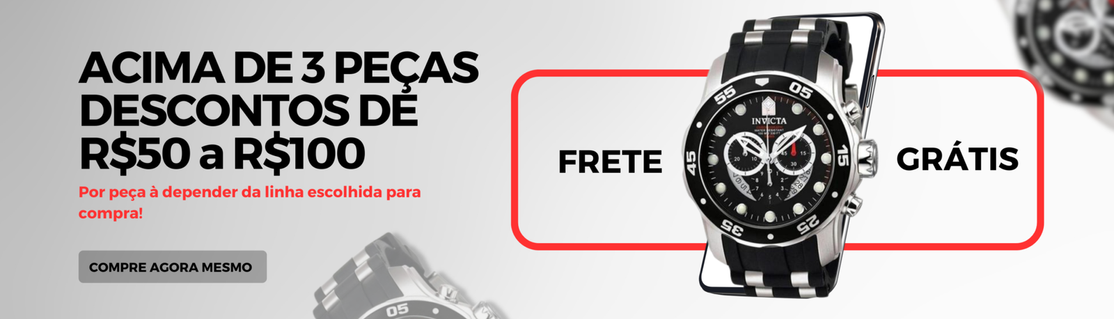 DESCONTO DE 50 a 100 e frete gratis a partir de 3 relogioss e1712291743710